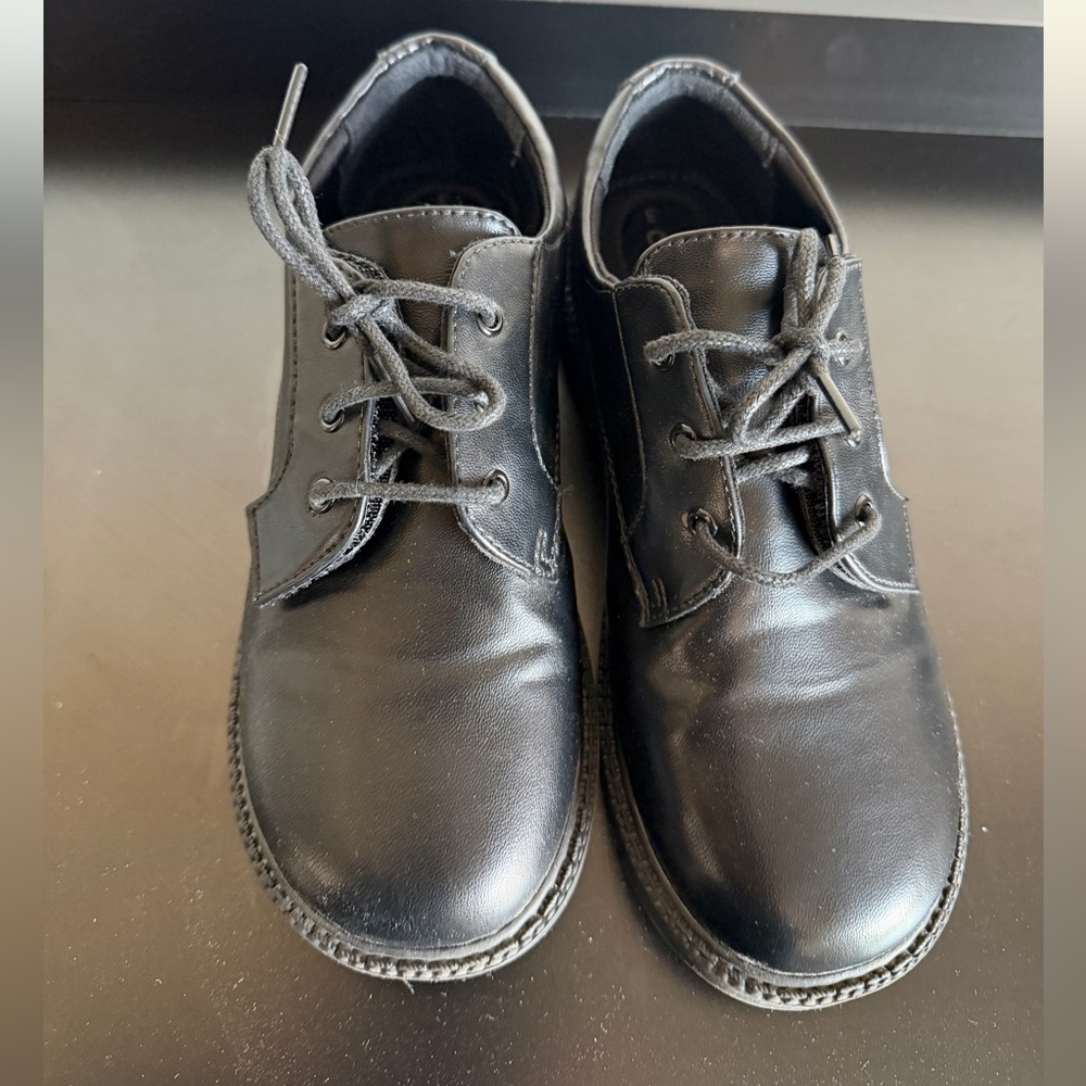 Elegant Black Kids Dress Shoes